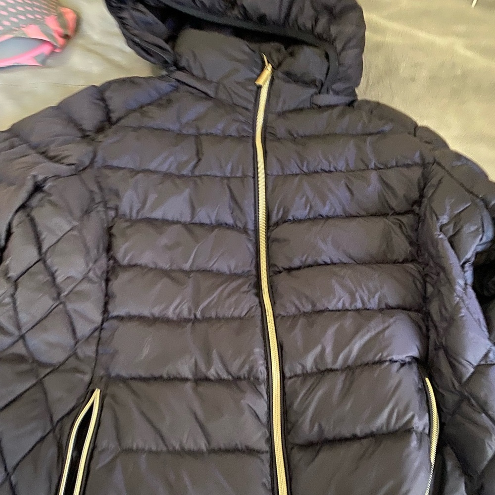 Michael Kors Dark Navy Quilted Packable Puffer Jacket - Picture 6 of 6